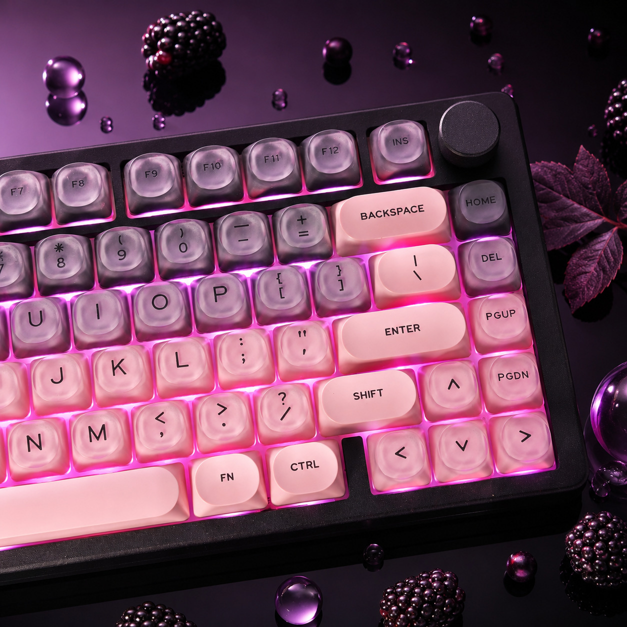 مجموعة أغطية مفاتيح كريستالية  - مراجعة Gaming Accessories Aesthetic وسعره