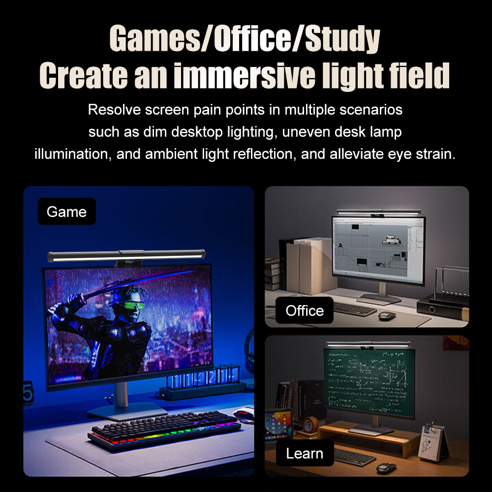 شريط إضاءة للشاشة مع إعداد واي - مراجعة Accessories For Your Gaming Room وسعره